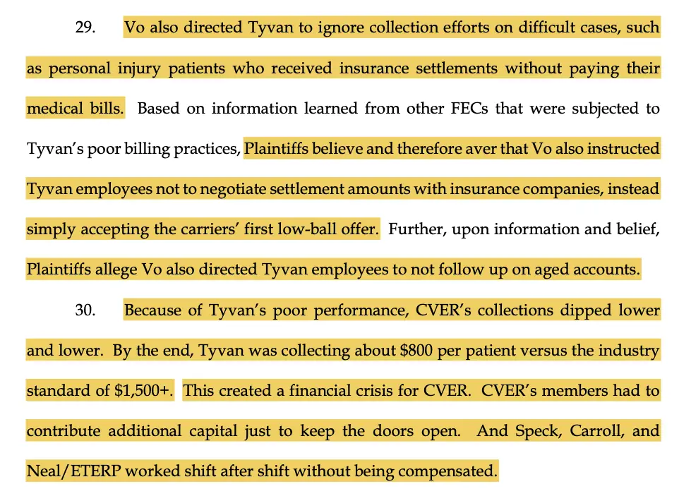 Concho Valley ER Lawsuit