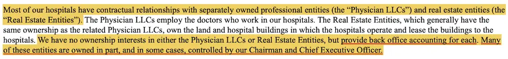 Nutex controls physician groups and real estate companies