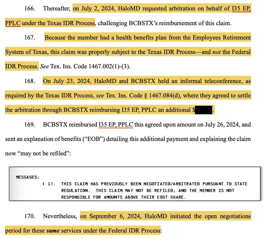 Nutex claim as an example of fraud by perpetrated by HaloMD