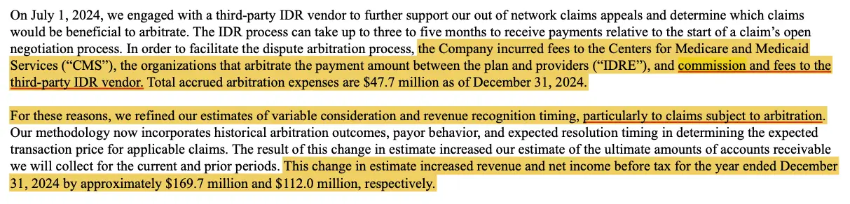 Nutex revenue recognition